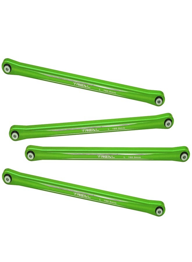 TREAL Aluminum 7075 Lower 4-Link Bar Set 160.5mm for Losi LMT 2.0 and Mega Truck Bog Hog/King Sling(Green) - Image 2